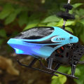 Children'S Toys 3-Channel Gesture Control Hanging Helicopter Remote Control Sensor Flyer Led Lights Rechargeable Durable Compact. 