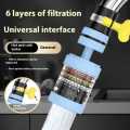 Houseeker 360°Rotating Faucet Extender Shower Kitchen Faucet Booster Water Filter Tap Head Nozzle Activated Carbon Water. 