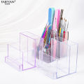 ABS Transparent Acrylic Nail Tools Organizer Boxes Nail Drill Machine Storage Box Polishing Head Display Case Nails Supplies. 