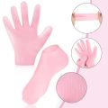 Spa Silicone Socks Gloves Moisturizing Gel Sock Exfoliating Preventing Dryness Cracked Dead Skin Remove Protector Foot Hand Care freshfeet.