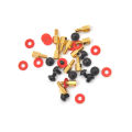 36PCS/Set Motherboard Mounting Screw Set Copper Pillar + M3 Screws + Insulating Gasket. 