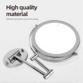 8 inch Wall Mounted Makeup Mirror 5/7/10X Magnifying Double Side Folding Arm Extend USB Charging Bathroom Smart Cosmetic Mirrors.