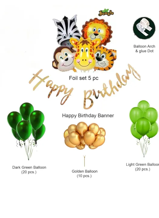 Jungle%20Theme%20Birthday%20Decoration%20Combo/%20Wild%20Safari%20Zoo%20Woodland%20Animal%20Foil/Forest%20Theme%20Boy,Girl%20Birthday%20Party%20Supplies%20-%20Image%202