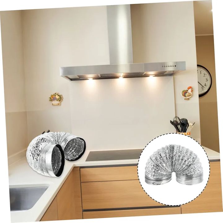 Kitchen Exhaust Aluminum Flexible pipe for chimney Kitchen hood pipe diameter 6 inch imported quality
