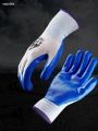 Nylon Rubber coated Safety Hand Gloves for Industrial , Household, Bike Riding Hand Gloves (1 Pair). 