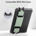 Universal PU Leather Hand Strap Anti-slip Secure Holder with Buckle for Kindle Kobo EReader Tablet Stand. 