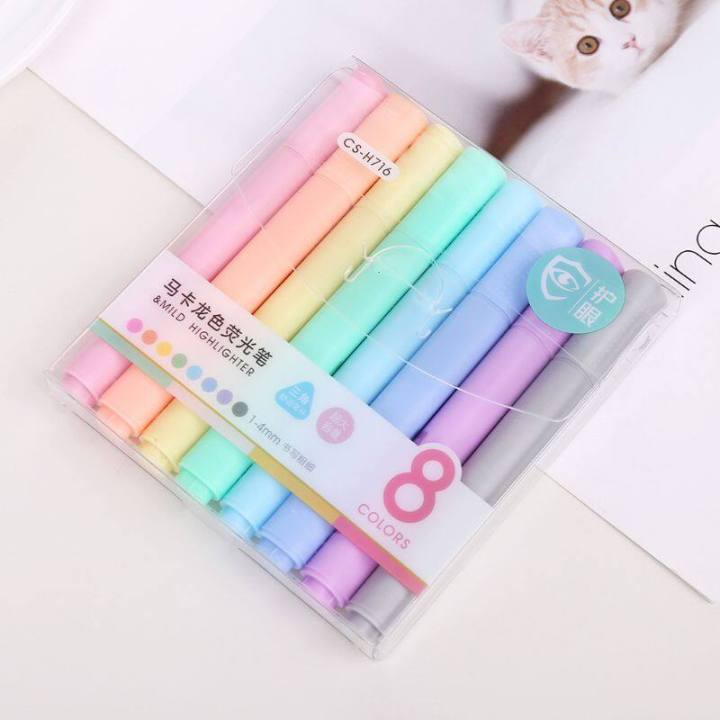 Pastel%20highlighter%208-piece%20set%20of%20CS-H716%20chosch%20brand%20highlighter%208-piece%20set%20of%20pastel%20highlighter%20pen%20(pastel%20highlighter)%20-%20Image%204