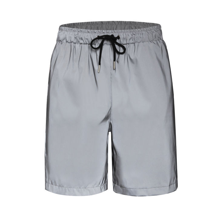 Summer%20Thin%20Reflective%20Shorts%20Men's%20Fashion%20Loose%20Outdoor%20Jogging%20Cycling%20Safety%20Luminous%20Short%20Pants%20Hip%20Hop%20Streetwear%20Male%20-%20Image%203