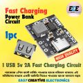 Fast Charging USB Type-C 5V 2A Power Bank Module ( IP5306 ). Li-ion Lithium Charging Protection Circuit DIY Charger Power Bank Board.