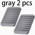 1/2 Pcs High Quality Silicone Self Draining Soap Dishes Innovative Soap Holder Saver Silicone Soap Holder Anti Slip Pad. 