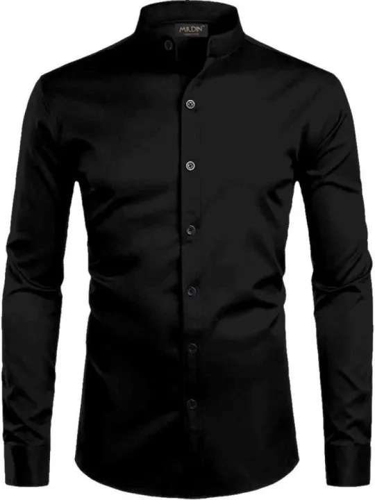 men's%20long%20sleeve%20black%20shirt%20casual%20men's%20full%20sleeve%20shirt%20-%20Image%203