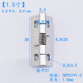 304 stainless steel spring hinge 1-inch 1.5-inch 2-inch 2.5 automatic close back to small loose leaf wooden box. 