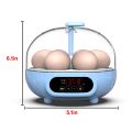 6 Eggs Chicken, 18 Eggs Birds Intelligent Full Automatic Incubator With Dual Egg Tray. 