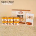 Kojic rice Facial Kit With Organic 7 in 1 Rice Powder 7 steps. 