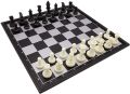 Magnetic Chess Set with Folding Board – Portable Travel Chess Game for Adults & Kids – Strong Magnetic Pieces, Storage Compartment, Durable ABS Material – Classic Brain Game for Learning, Strategy & Fun – Indoor Outdoor Board Game Gift. 