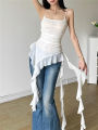 Nibber 2026 Summer Sisters Party Gradient Retro Ruffles Sweet Gentle  Hot Cool Cool Women'S Thin Mini Tassel Sling Dress. 