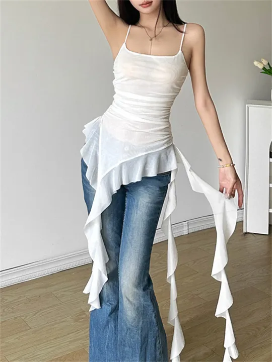 Nibber%202026%20Summer%20Sisters%20Party%20Gradient%20Retro%20Ruffles%20Sweet%20Gentle%20%20Hot%20Cool%20Cool%20Women'S%20Thin%20Mini%20Tassel%20Sling%20Dress%20-%20Image%207