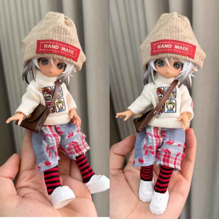 New%20Suit%20Ob11%20Doll%20Clothes%20Flat%20Replace%208%20Points%2012%20Points%20Bjd%20Dress%20Up%2016-17%20Cm%20Doll%20Skirt%20Daily%20Wear%20Suitable%20for%20Bjd%20-%20Image%205