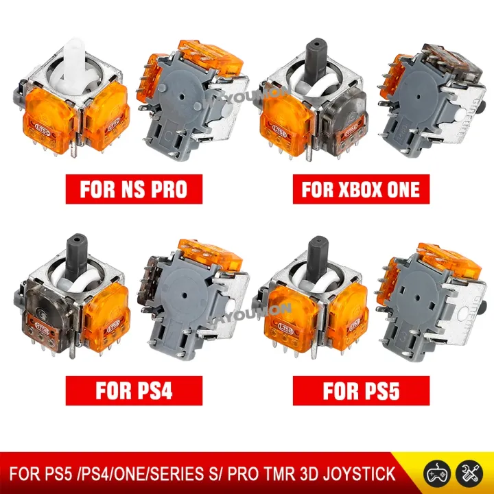 2/10Pcs%203D%20Analog%20Stick%20Replacement%20TMR%20Effect%20Joystick%20for%20PS5%20PS4%20Xbox%20Series%20S%20Switch%20Pro%20Controller%20Upgrade%20Game%20Accessories%20-%20Image%202