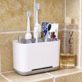 Plastic Electric Toothbrush Toothpaste Holder Detachable Bathroom Toothpaste Holder Storage Rack Bathroom Accessories.