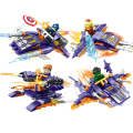 Blind box Mini Marvel Building Blocks Figures Big Goblin Spiderman Iron Man Venom Captain Hawk Deadpool Technic Armor Gift Toys.