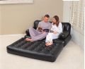 Bestway 5 in 1 Inflatable Double Air Bed with Free Electric Auto Pumper, 5 IN 1 Air Couch. 