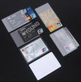 5 Pcs Transparent PVC Card Holder, Safe from Damage/Scratch. 