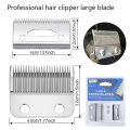 Professional Replacement Clipper Blades 2 Holes Adjustable Hair Clippers Blades Compatible with WAHL Cordless Hairdressing Tools. 