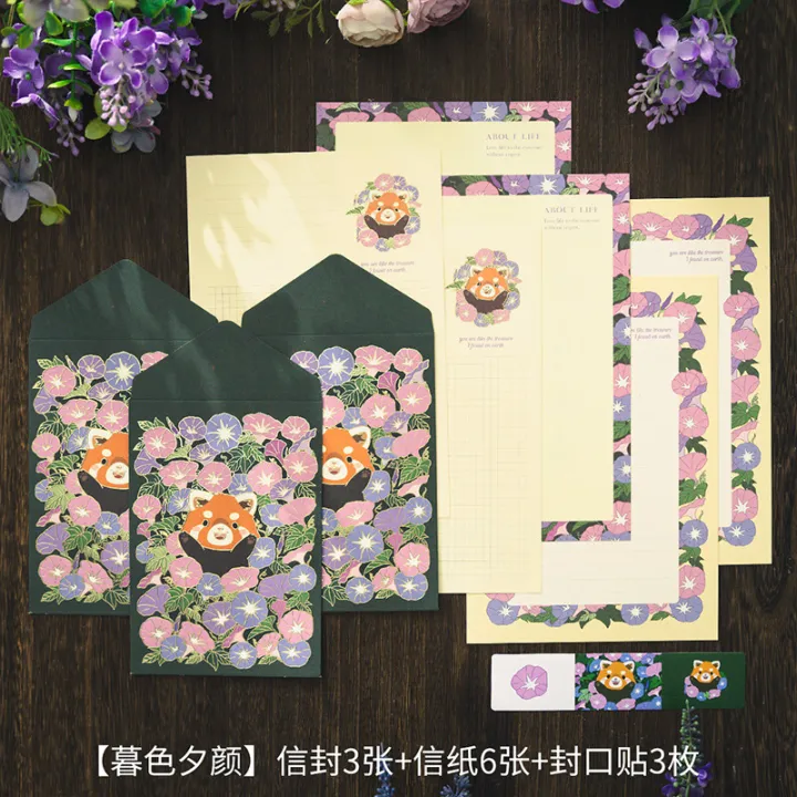 6%20letter%20paper%20+3%20envelopes%20Set%20Planner%20Stationery%20Supplies%20Message%20blessing%20letterhead%20-%20Image%206