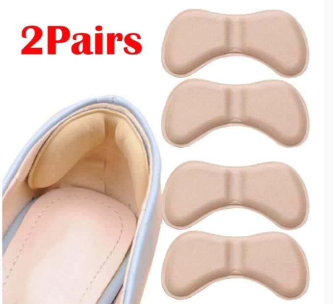 4Pcs Heel Insoles Patch Pain Relief Anti-wear Cushion Pads Feet Care Heel Protector Adhesive Back Sticker Shoes Insert Insole 