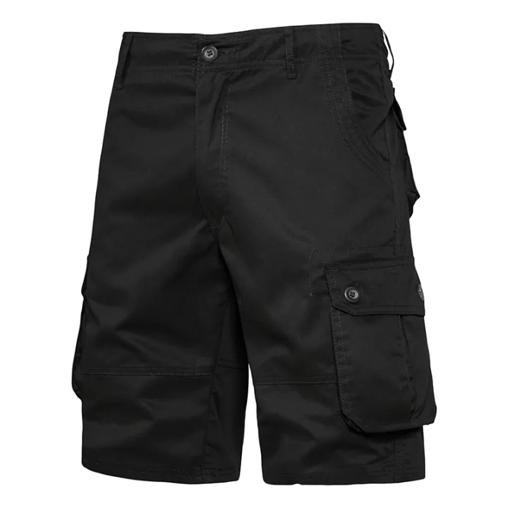 Men's%20Shorts%20Loose%20Large%20Size%20Multi-Pocket%20Overalls%20Summer%20Cotton%20Comfortable%20%20Pants%20Outdoor%20Casual%20Sports%20Beach%20Pants%20-%20Image%203