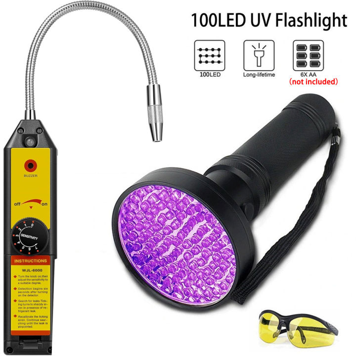 Refrigerant Leak Detector Kit for Air Conditioning Leak Detection ...