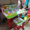 Kids Children Study/Homework  Table With Chair Set , Adjustable Height. 