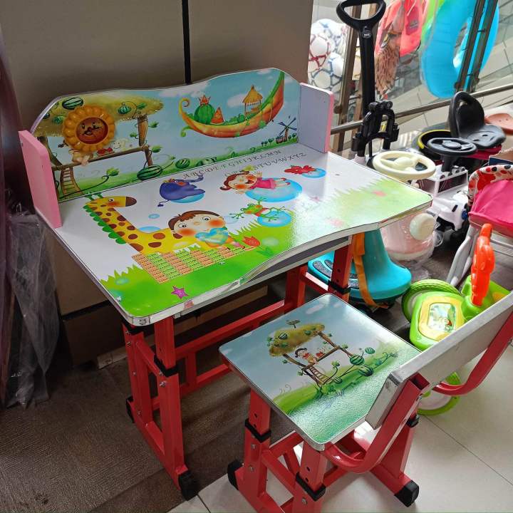 Kids%20Children%20Study/Homework%20%20Table%20With%20Chair%20Set%20,%20Adjustable%20Height%20-%20Image%208