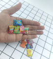 10PCS/Lot 1/6 Scale Dollhouse Miniature Resin Chips Model Mini Snack for Doll House Decor Toys Accessories.