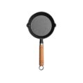26cm Cast Iron Frying Pan Uncoated Non-stick Egg Pancake Pan Crepe Maker Steak Frying Pot Gas Induction Cooker Kitchen Cookware.