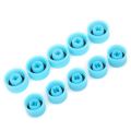 10Pcs A/C Refrigerant Port Cap W/Seal Ring High/Low Side Air Conditioning Service Dust Cover. 