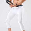 Men's Leggings Compression Pants Sports Leggings Basketball Quarter Shorts Quick Drying Running Training Stretch Fitness Pants. 