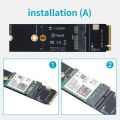 FENVI NGFF M.2 A+E Key To NVMe PCI Express SSD Port Converter Adapter F-C228NV For AX200 AX210 8265 7260AC WiFi BT Wireless Card. 