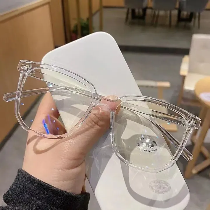 Anti-blue%20Light%20Glasses%20for%20Women%20with%20Regular%20Eyeglass%20Frame%20Finished%20Retro%20Flat%20Light%20Frame%20-%20Image%202