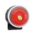 DC 12V Wired Mini Horn Siren Home Security Sound Alarm System 105dB Anti-theft Alarm Horn Wired Durable Alarm For Home Security. 