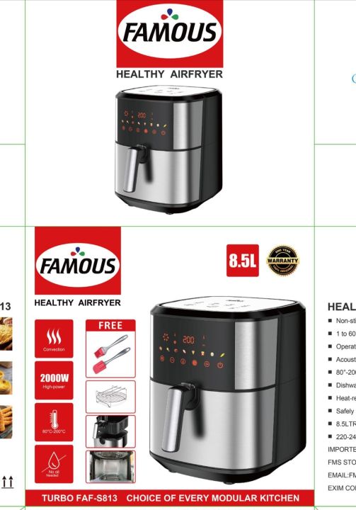 Famous%20Air-Fryer%208.5Liter%20(%20Faf-813%20)%20Turbo%20-%20Image%202