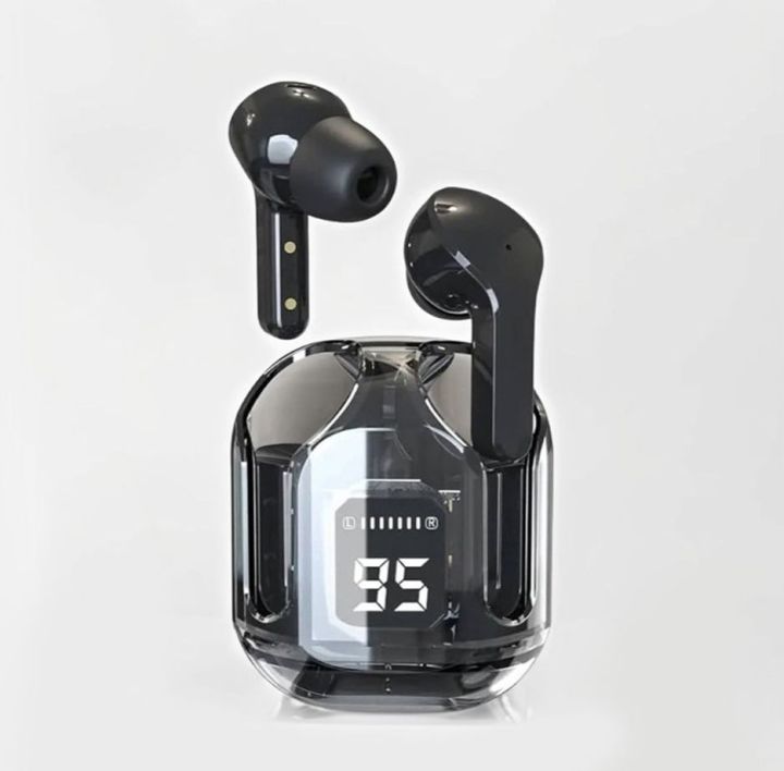 Ultrapods Max True Wireless Earbuds - Transparent Design, Bluetooth 5.3, Waterproof