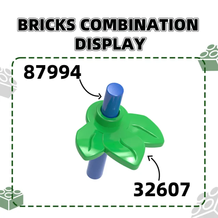 Wange%20438Pcs/lot%2032607%203%20Leafs%20Plant%20Leaf%201x1%20Round%20Building%20Block%20Moc%20Color%20Accessories%20Compatible%20with%20Brick%20DIY%20Children%20Toys%20-%20Image%203