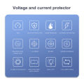 TOMZN 80A VAP Adjustable Over Under Voltage Protective Device Protector Amp Limit Protection for Wapda Solar ETC. 