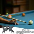 New Pool Cue Black SnookerBilliards Cue Rack Bridge Head Billiards Cross Antlers Rod Holder Accessories.