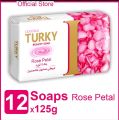 Turkey Beauty Soap Rose patel (125g x 12 pack). 