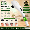 Handheld Electric Back Massager, Deep Tissue Cordless Body Massager for Back, Neck, Shoulders, Waist, Arms & Legs. 