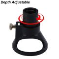 Rotary Router Milling Cutter Guide Attachment Twist Drill Bit Wood Carving Tool Kit Dedicated Locator Woodwork Tool for Dremel.