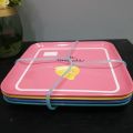 (K). Waitrose Frutty Square Plate Set of 4 Cocktail Tray. 